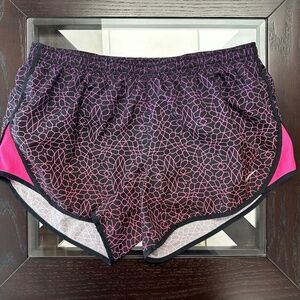 *NIKE* Purple x Black Dri-Fit Running Shorts Size Medium